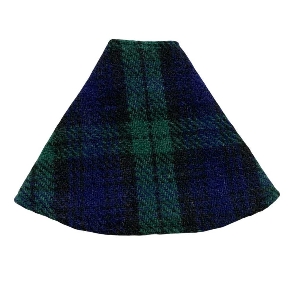 Vintage Barbie Doll Tartan Plaid Wool Skirt 1950s Era
